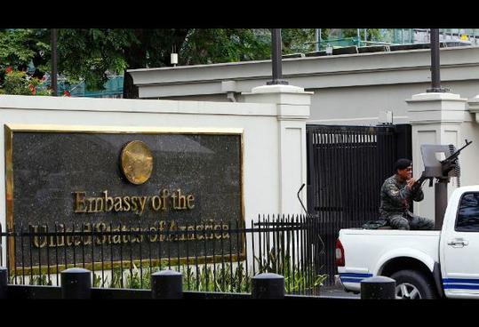 美国驻菲律宾大使馆提醒在菲美国人保持警惕