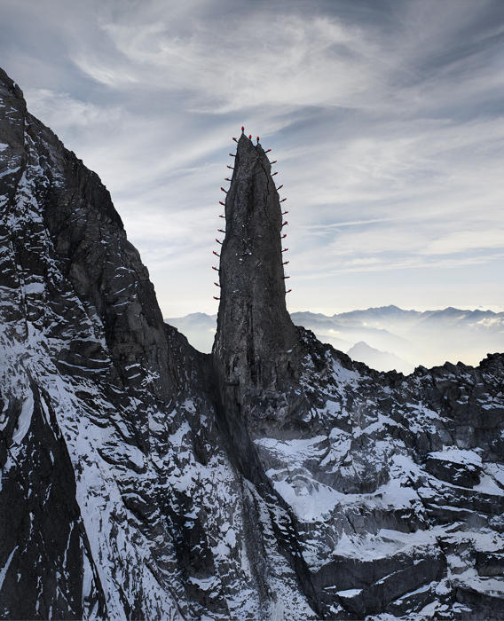 瑞士极限运动员：悬崖峭壁上的舞者