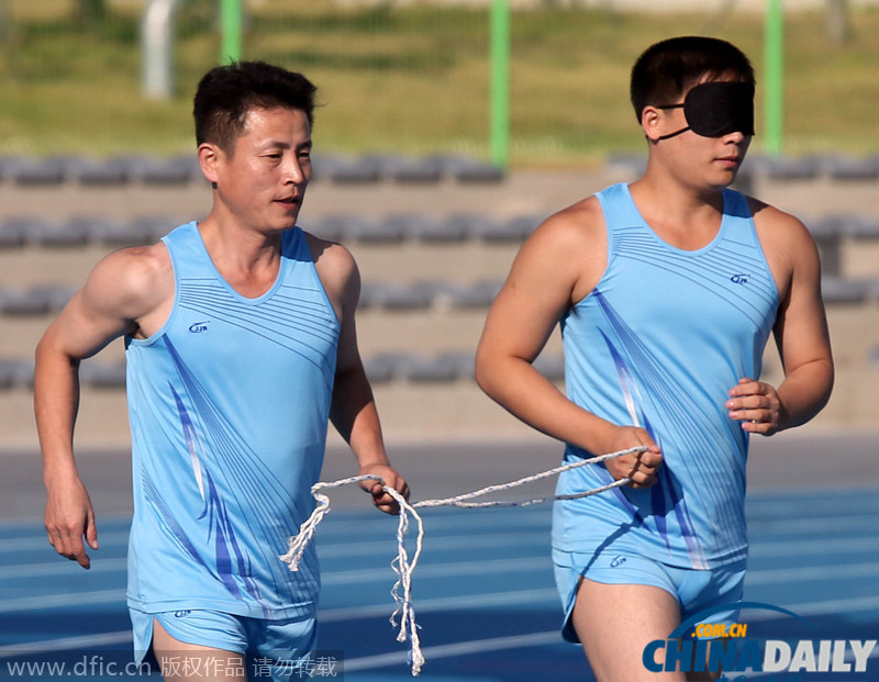 朝鲜运动员在韩备战残奥会