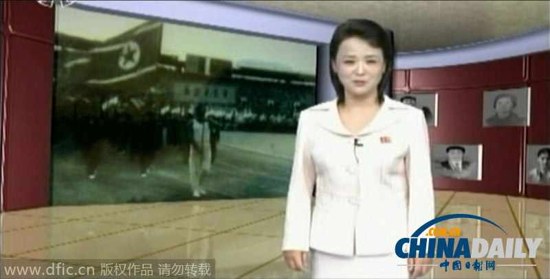 朝鲜电视技术变革 主播虚拟演播室报新闻