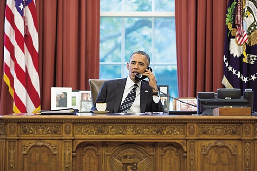 安倍与奥巴马通电话 确认共抗埃博拉加速TPP谈判