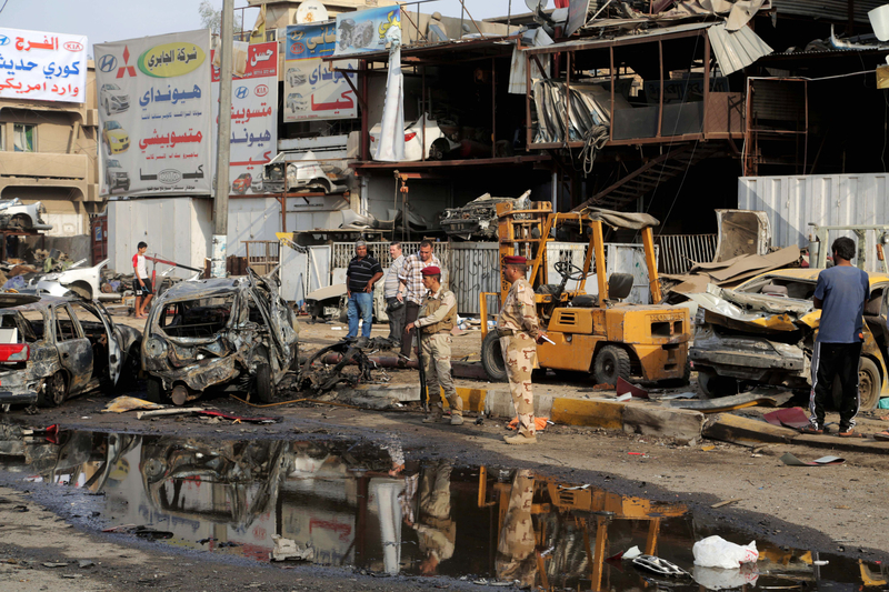 伊拉克首都再遭汽车炸弹袭击 造成数十人死伤