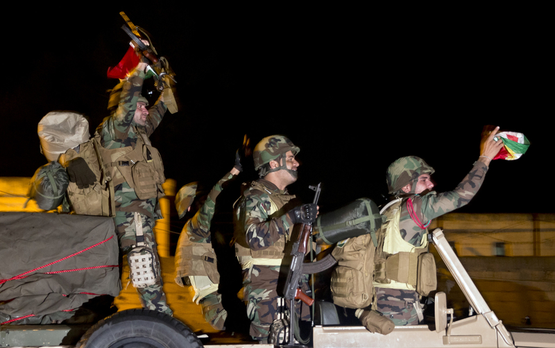 伊拉克库尔德军队进入叙利亚