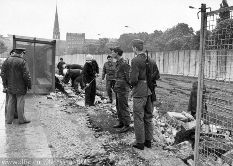 柏林墙倒塌25周年影像记忆：不分东西