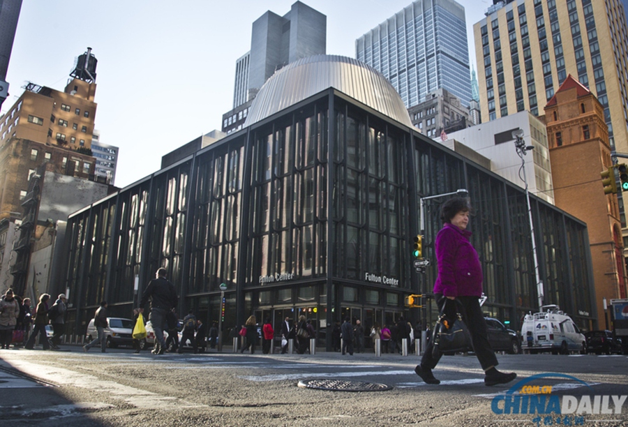 十年14亿美元重金打造 纽约最大地铁换乘中心启用