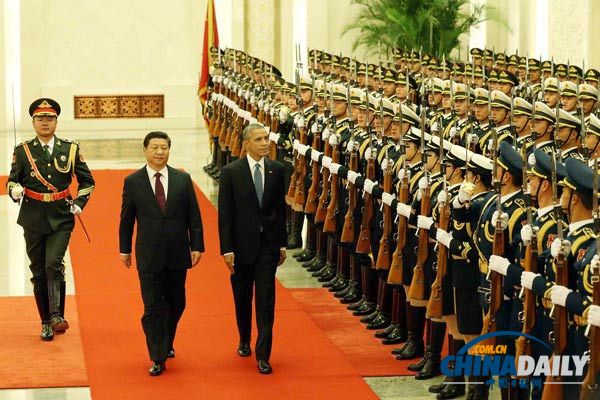 外媒：中美首脑会晤亮点多 减排协议具有里程碑意义