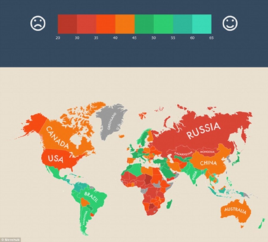 全球最幸福国家排行榜：哥斯达黎加夺魁 中国排第60