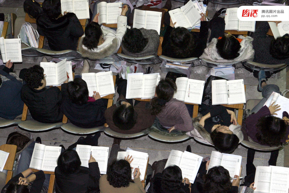 图片故事：韩国高考也疯狂