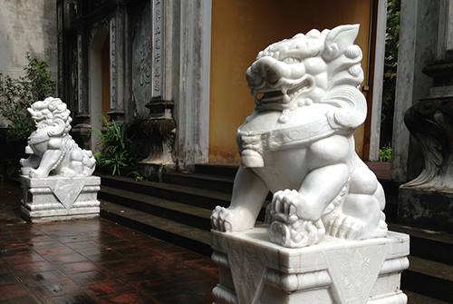 越南文化部将出版越传统灵物书册 识别中国石狮子