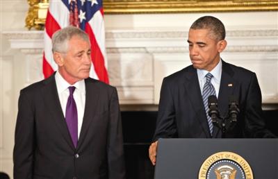 奥巴马宣布美国防部长辞职 官员称并非被炒鱿鱼