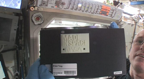 NASA首次实现太空3D打印 空间站有望自我复制