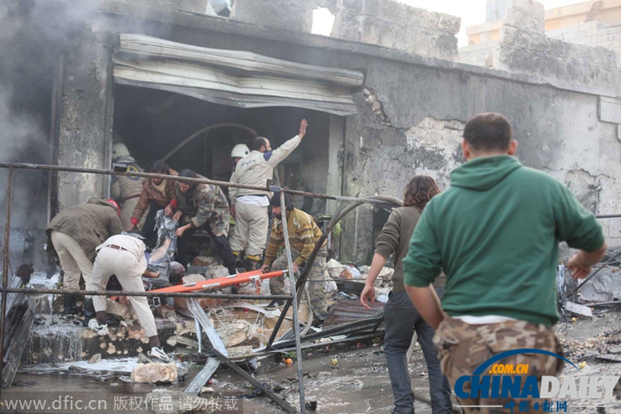 叙利亚政府军空袭反对派控制区域 致9人死亡