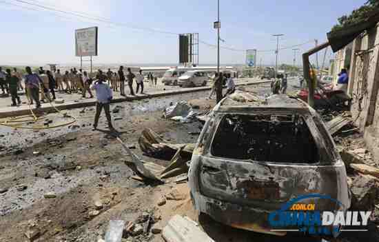 联合国车队索马里遇袭 潘基文发表声明表达愤怒
