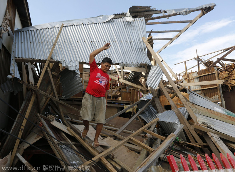 台风“哈格比”肆虐菲律宾 造成至少27人死亡