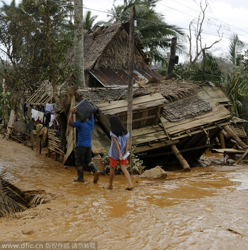 台风“哈格比”肆虐菲律宾 造成至少27人死亡