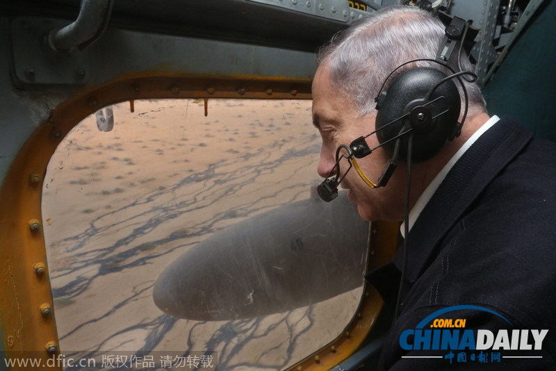 以色列输油管破裂致原油泄漏破坏环境 总理乘机亲自视察