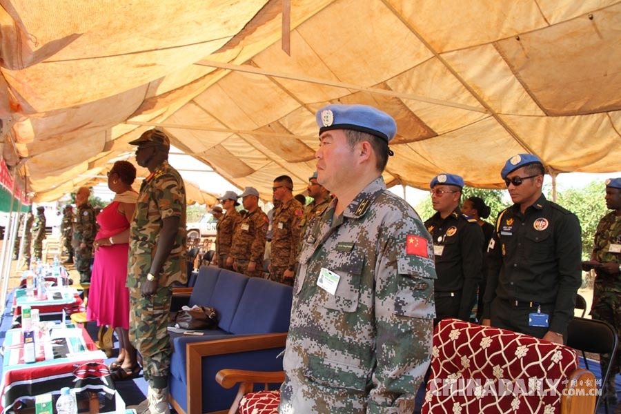 南苏丹中国维和部队共庆肯尼亚第51个独立日