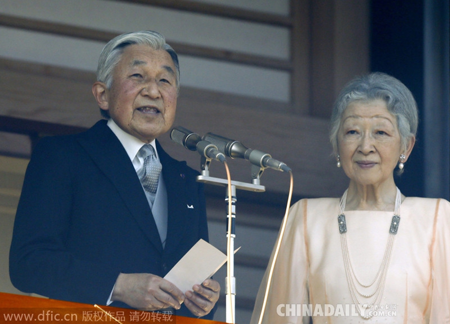 日本天皇迎81岁生日 接受民众祝福