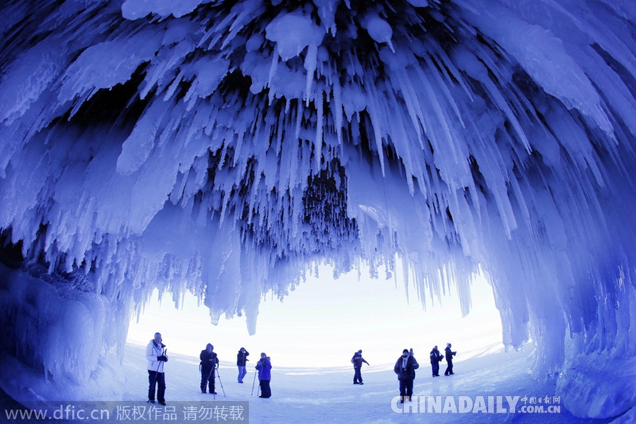 冬日奇景：冰封的世界