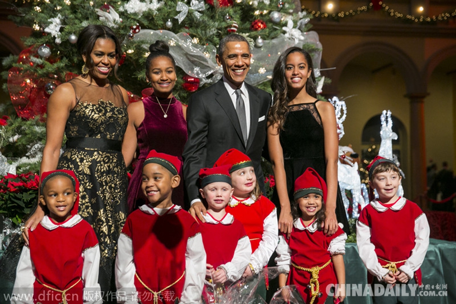 看各国政要如何过圣诞节 奥巴马跳舞哈珀唱歌