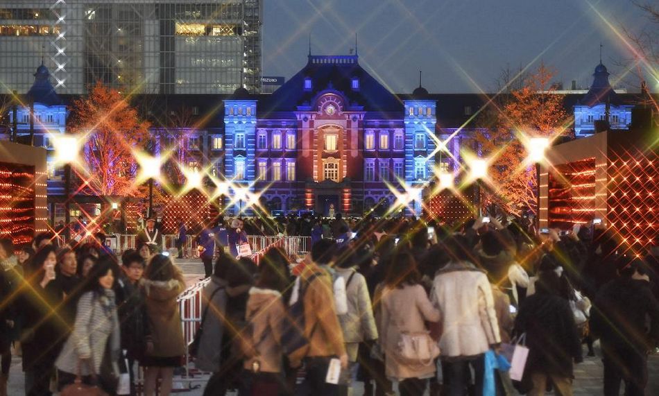 日本东京站百年纪念 光影重现大正年代风采