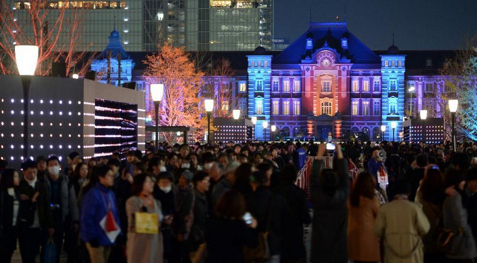 日本东京站百年纪念 光影重现大正年代风采