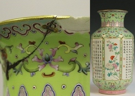 英国夫妇花瓶插假花 拍卖时惊悉是清朝古董