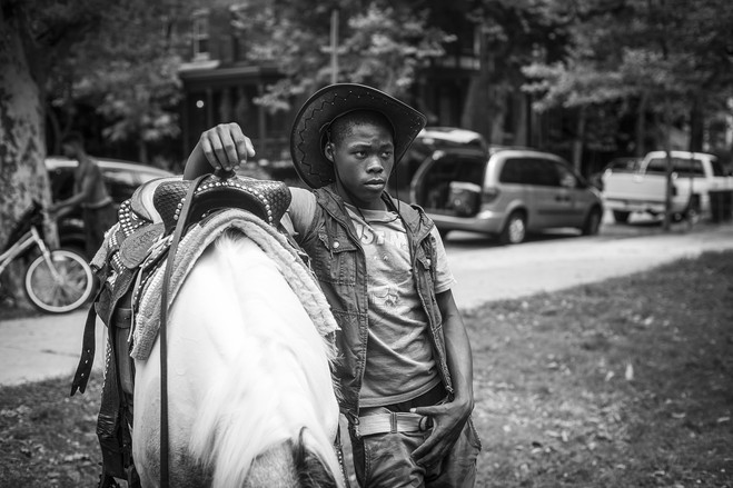 图片故事：马背上的费城少年