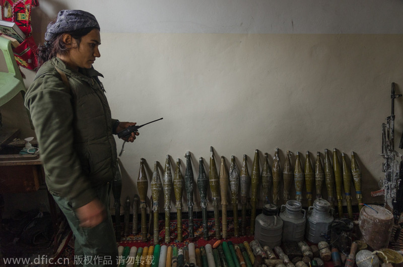 库尔德工人党武装缴获大量极端组织遗留武器