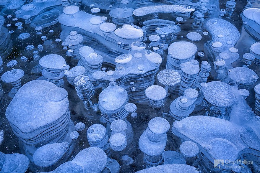 组图：盘点美到令人窒息的“冰冻湖泊”