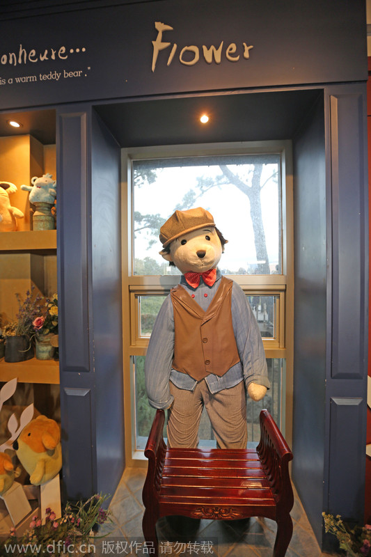 济州岛博物馆看高人气超萌小熊