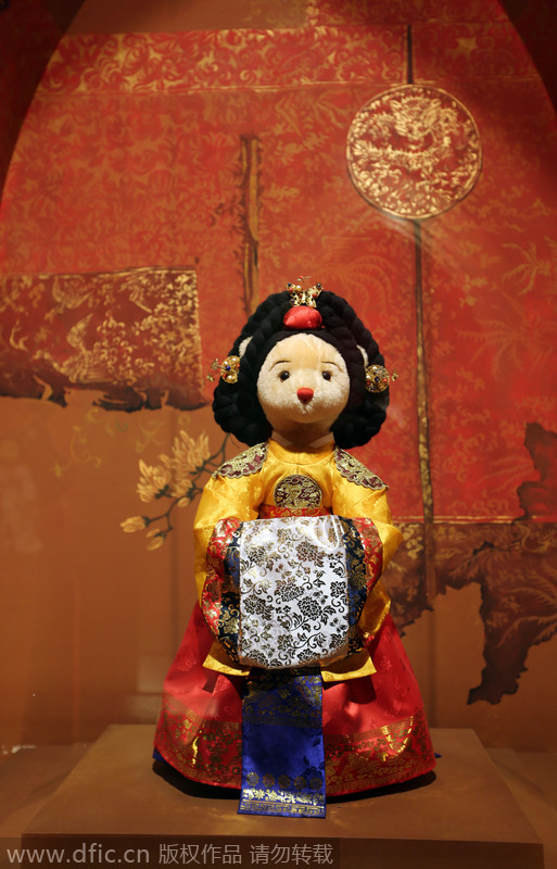 济州岛博物馆看高人气超萌小熊