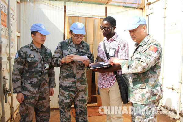 中国赴南苏丹维和二级医院顺利通过联合国后勤保障检查