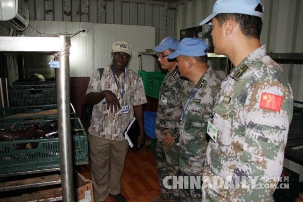 中国赴南苏丹维和二级医院顺利通过联合国后勤保障检查