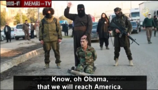 ISIS当街执法 扬言要将奥巴马斩首