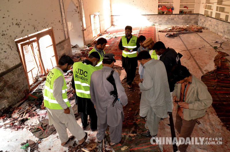 巴基斯坦清真寺遇袭至少54人死