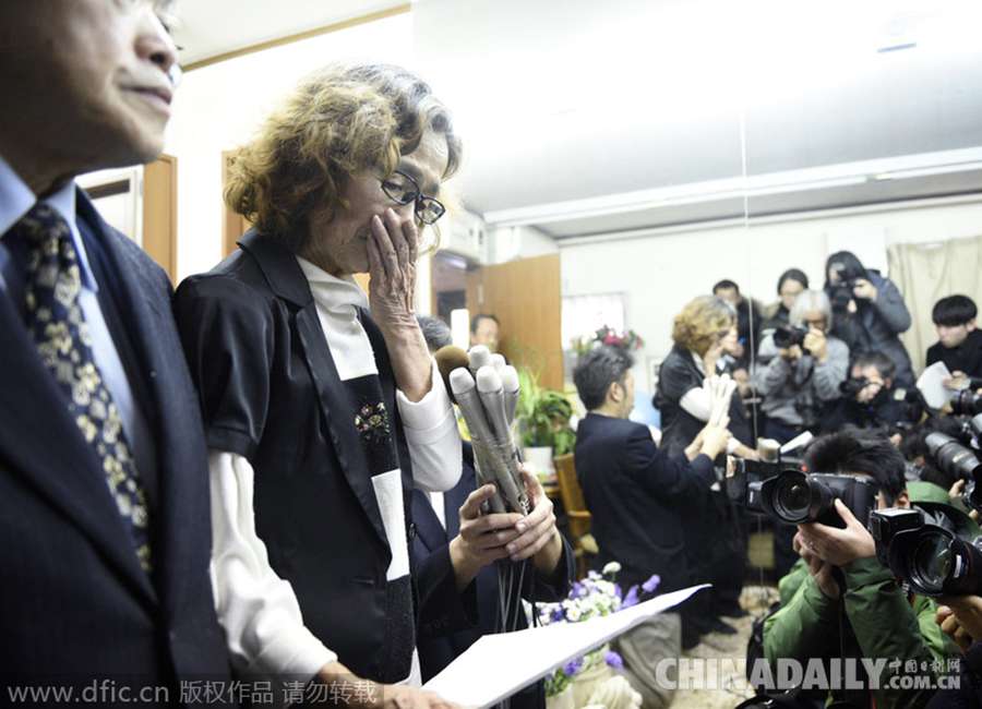 日本遇害人质母亲接受媒体采访