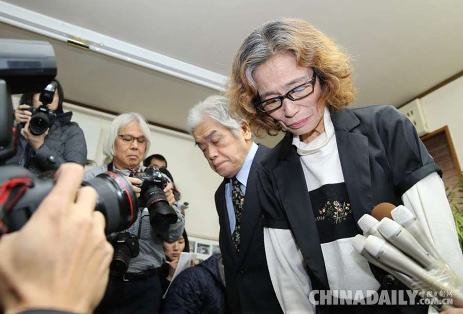 日本遇害人质母亲接受媒体采访