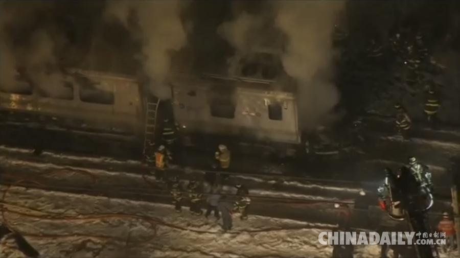 纽约列车与汽车相撞致7死多伤（组图）