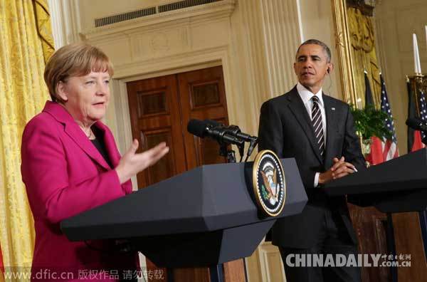 奥巴马谈“监听”默克尔：请德国姑且相信美国