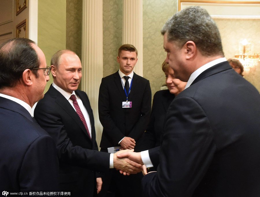 俄德法乌峰会变持久战：俄与西方未达成协议