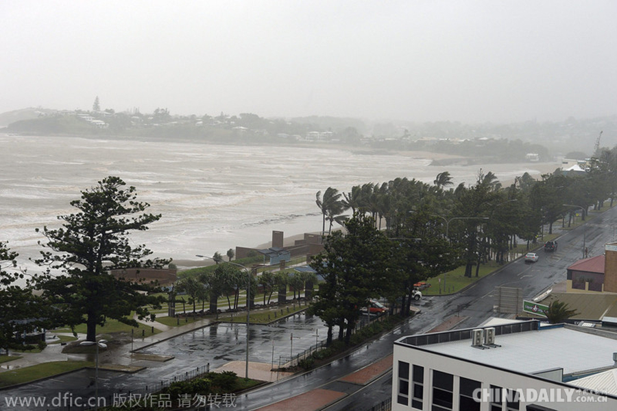 四级热带气旋“玛莎”侵袭澳大利亚昆士兰