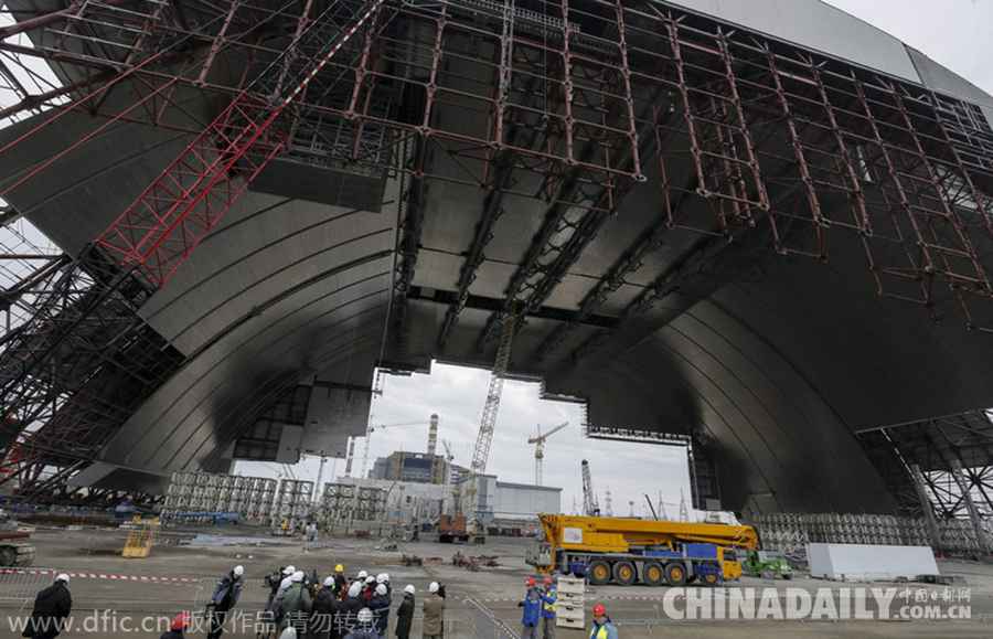乌克兰为切尔诺贝利核电站建造新石棺 拟使用100年