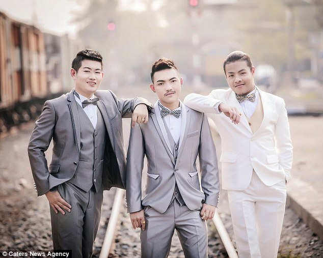 泰国男同性恋举行三人婚礼 或系世界首例