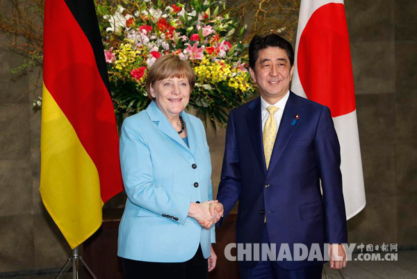 默克尔访问日本谈反恐合作 强调德国能够正视历史