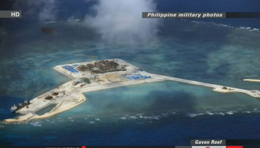 日媒播出中国南海填海扩建近距画面 称工程加速