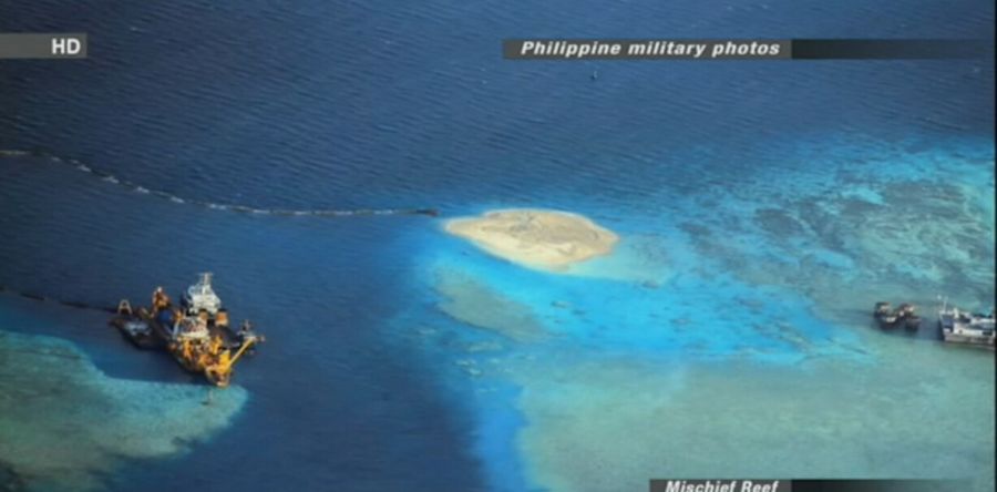日媒播出中国南海填海扩建近距画面 称工程加速