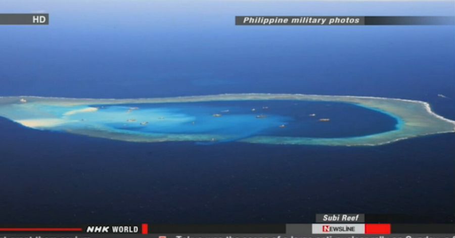 日媒播出中国南海填海扩建近距画面 称工程加速