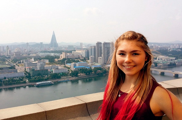 15岁俄罗斯少女游朝鲜