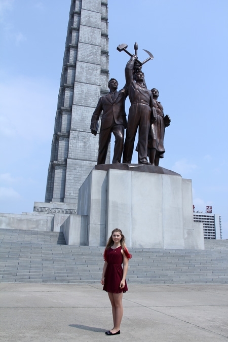 15岁俄罗斯少女游朝鲜